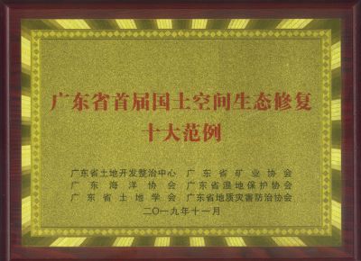 廣東省首屆國土空間生態修復十大范例